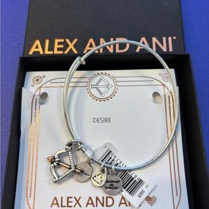 Alex and Ani Silver Two Tone DESIRE  Bangle NWT